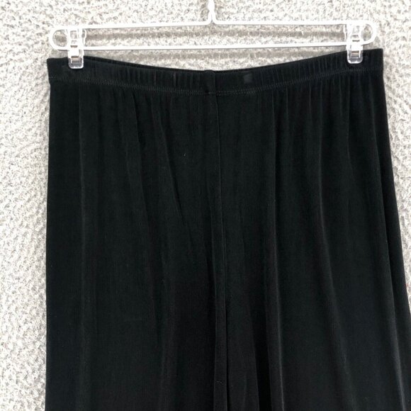 Chicos Pants Womens 1 US 8 Black Travelers Pull On Stretch Ankle Straight Leg - Picture 2 of 11